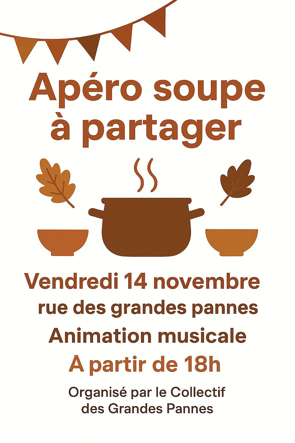 Apéro soupe à partager!